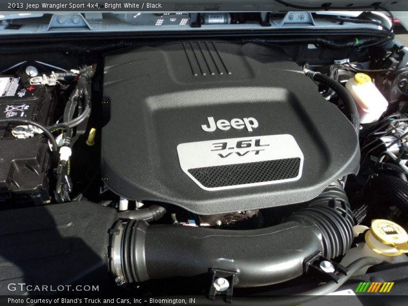  2013 Wrangler Sport 4x4 Engine - 3.6 Liter DOHC 24-Valve VVT Pentastar V6
