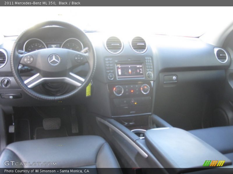 Black / Black 2011 Mercedes-Benz ML 350