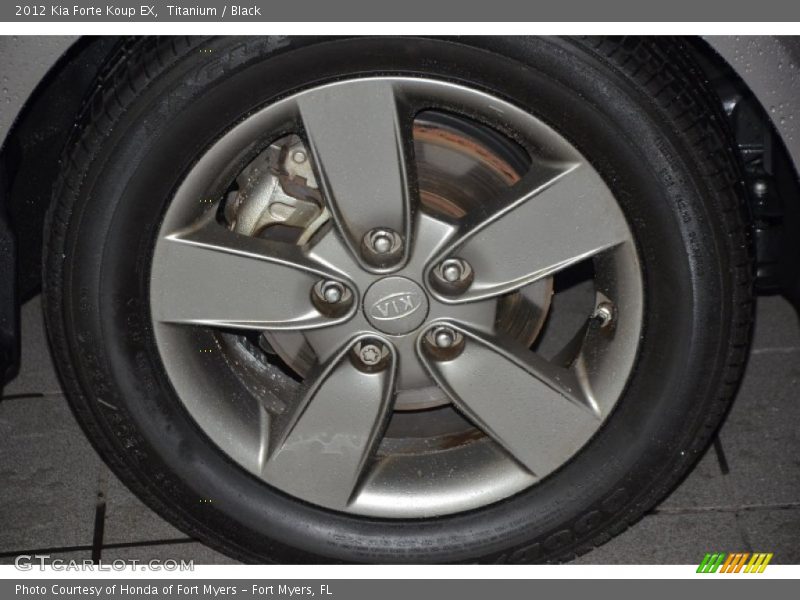 Titanium / Black 2012 Kia Forte Koup EX
