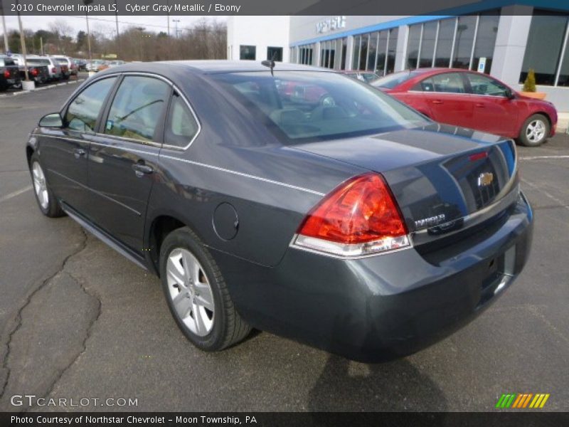 Cyber Gray Metallic / Ebony 2010 Chevrolet Impala LS