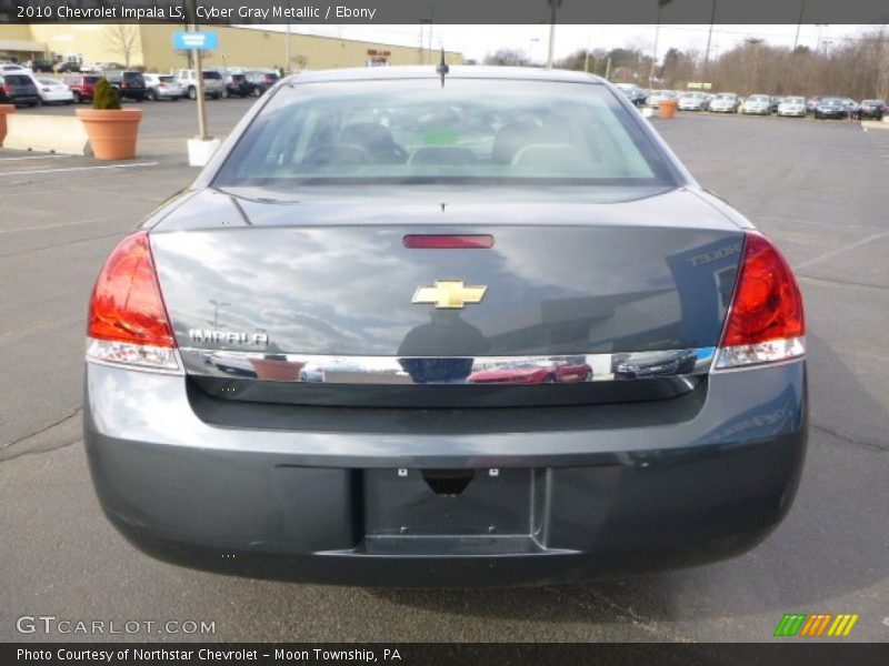 Cyber Gray Metallic / Ebony 2010 Chevrolet Impala LS