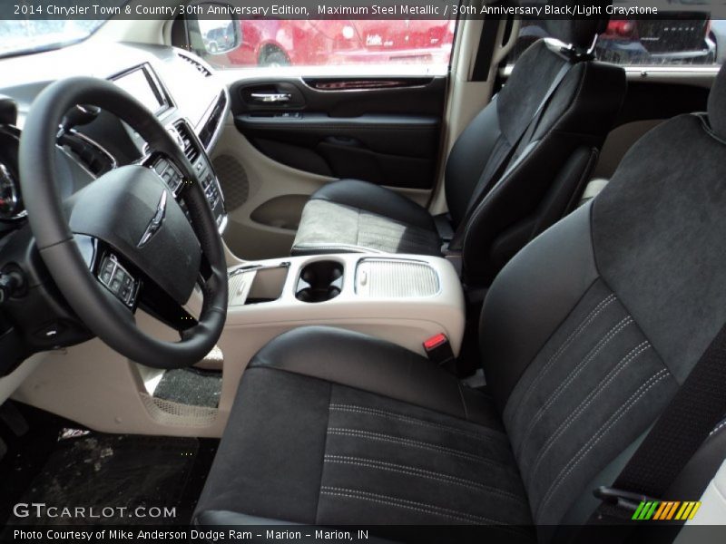 Maximum Steel Metallic / 30th Anniversary Black/Light Graystone 2014 Chrysler Town & Country 30th Anniversary Edition