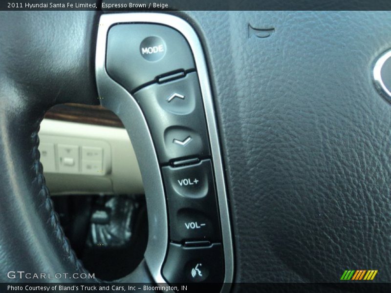 Espresso Brown / Beige 2011 Hyundai Santa Fe Limited