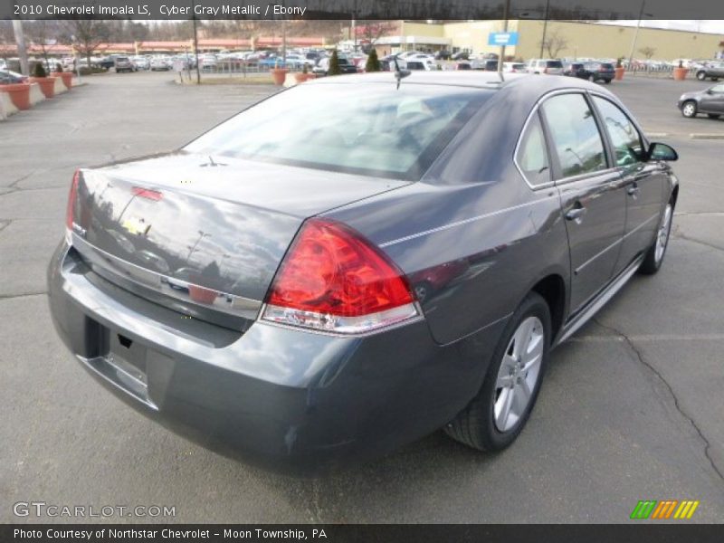 Cyber Gray Metallic / Ebony 2010 Chevrolet Impala LS