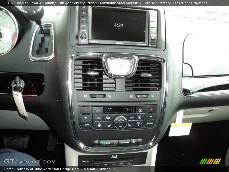Maximum Steel Metallic / 30th Anniversary Black/Light Graystone 2014 Chrysler Town & Country 30th Anniversary Edition