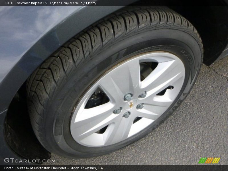 Cyber Gray Metallic / Ebony 2010 Chevrolet Impala LS