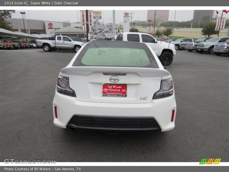 Super White / Dark Charcoal 2014 Scion tC