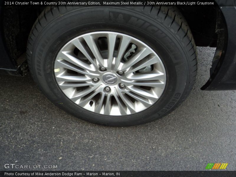 Maximum Steel Metallic / 30th Anniversary Black/Light Graystone 2014 Chrysler Town & Country 30th Anniversary Edition