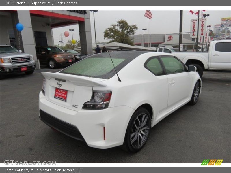 Super White / Dark Charcoal 2014 Scion tC