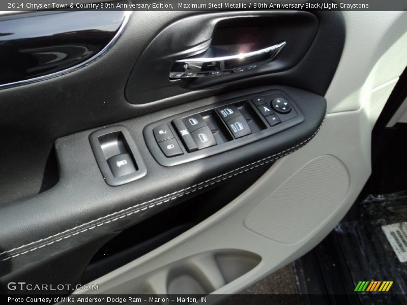 Maximum Steel Metallic / 30th Anniversary Black/Light Graystone 2014 Chrysler Town & Country 30th Anniversary Edition