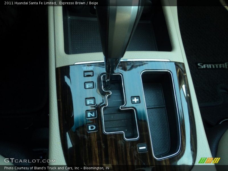 Espresso Brown / Beige 2011 Hyundai Santa Fe Limited