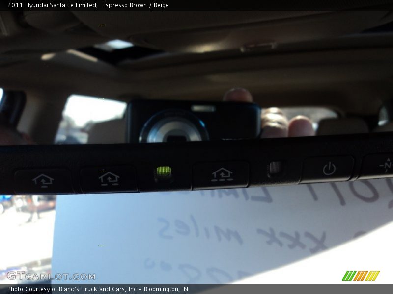 Espresso Brown / Beige 2011 Hyundai Santa Fe Limited