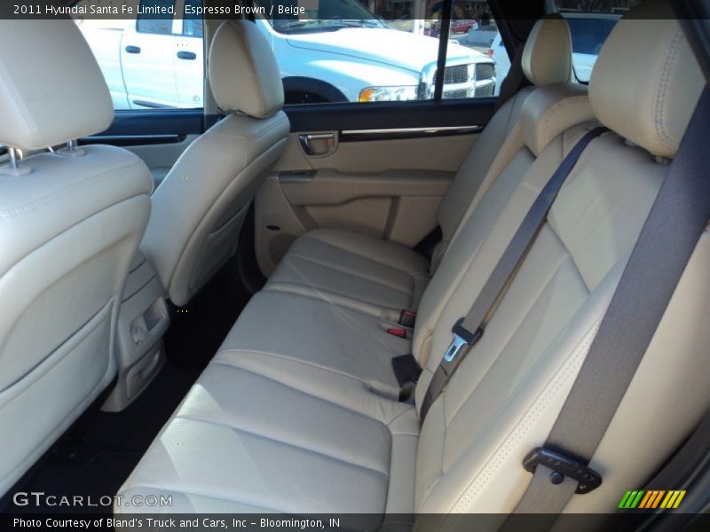 Espresso Brown / Beige 2011 Hyundai Santa Fe Limited