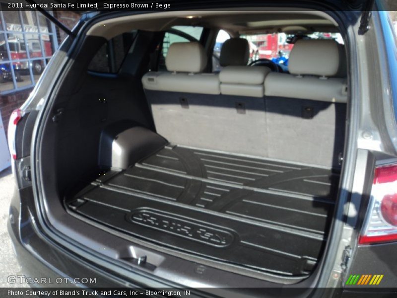 Espresso Brown / Beige 2011 Hyundai Santa Fe Limited