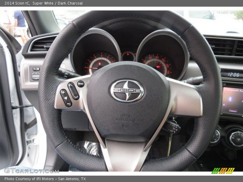 Super White / Dark Charcoal 2014 Scion tC