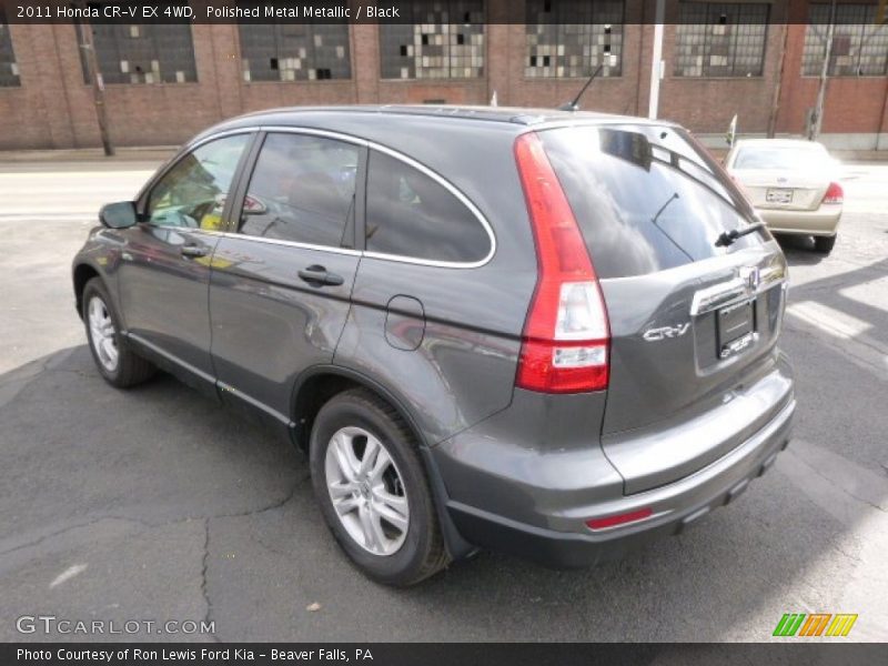 Polished Metal Metallic / Black 2011 Honda CR-V EX 4WD