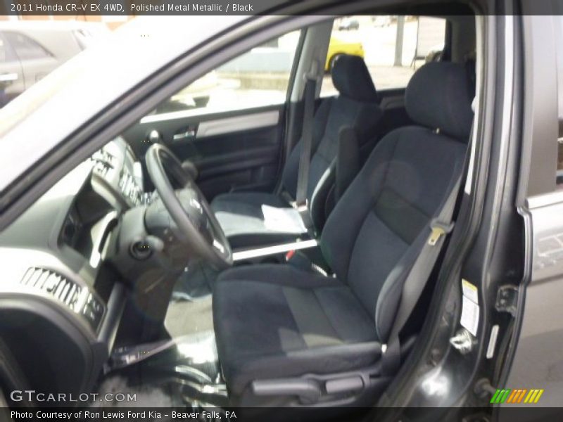 Polished Metal Metallic / Black 2011 Honda CR-V EX 4WD