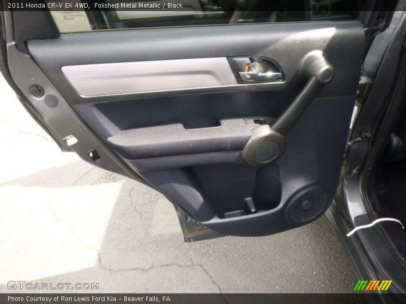 Polished Metal Metallic / Black 2011 Honda CR-V EX 4WD