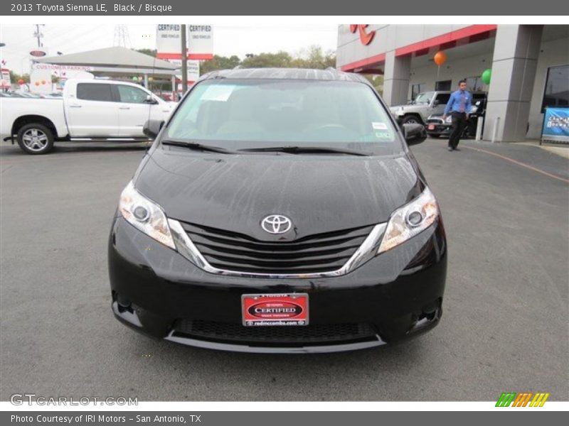 Black / Bisque 2013 Toyota Sienna LE