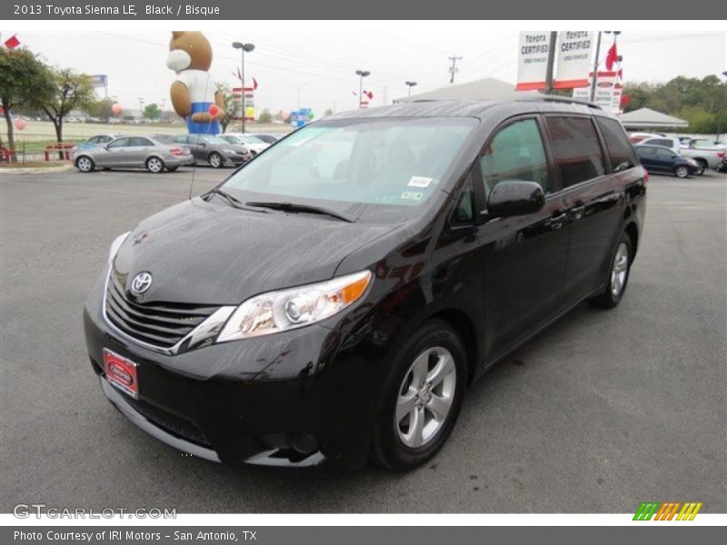 Black / Bisque 2013 Toyota Sienna LE