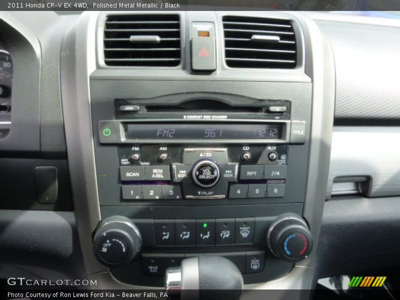 Polished Metal Metallic / Black 2011 Honda CR-V EX 4WD