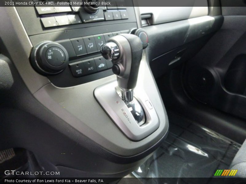 Polished Metal Metallic / Black 2011 Honda CR-V EX 4WD