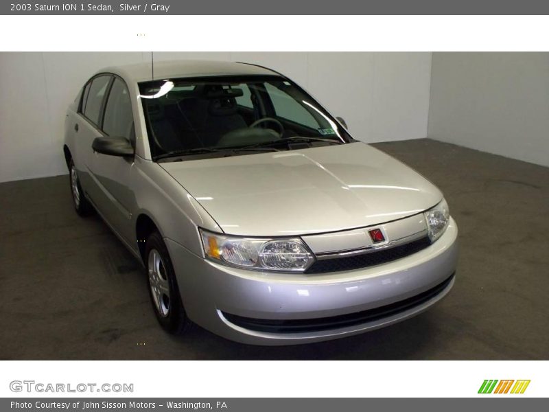Silver / Gray 2003 Saturn ION 1 Sedan