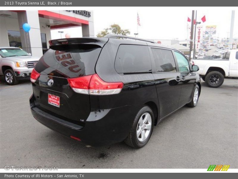 Black / Bisque 2013 Toyota Sienna LE