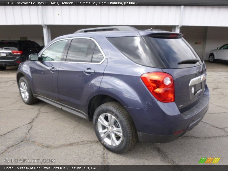 Atlantis Blue Metallic / Light Titanium/Jet Black 2014 Chevrolet Equinox LT AWD