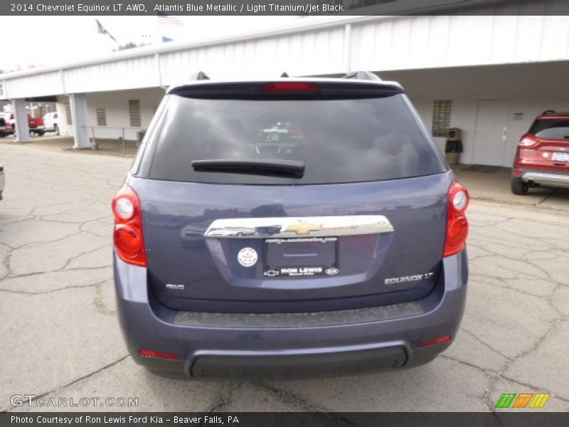 Atlantis Blue Metallic / Light Titanium/Jet Black 2014 Chevrolet Equinox LT AWD