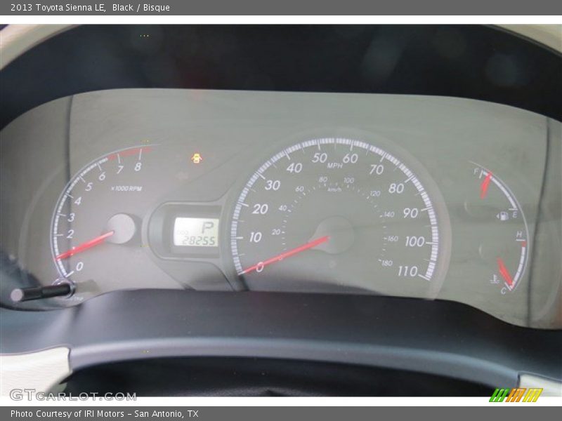 Black / Bisque 2013 Toyota Sienna LE