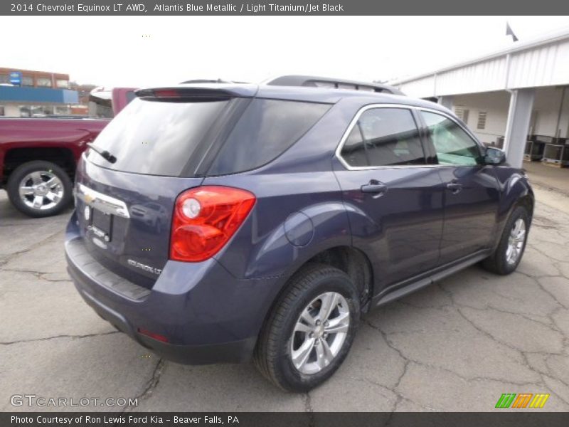 Atlantis Blue Metallic / Light Titanium/Jet Black 2014 Chevrolet Equinox LT AWD