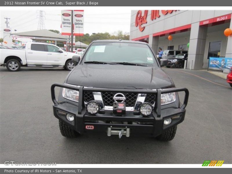 Super Black / Beige 2012 Nissan Frontier SV Crew Cab