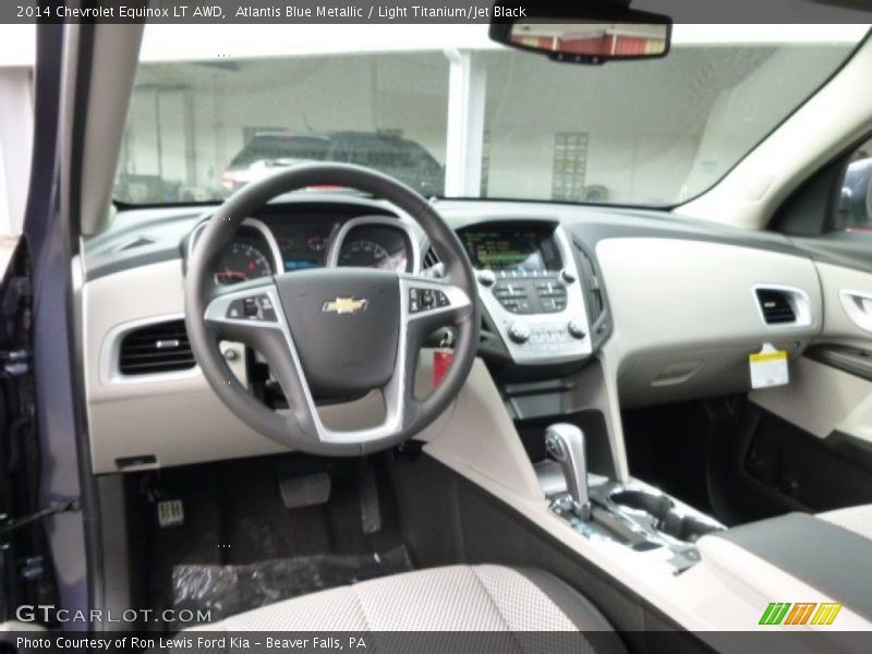 Atlantis Blue Metallic / Light Titanium/Jet Black 2014 Chevrolet Equinox LT AWD