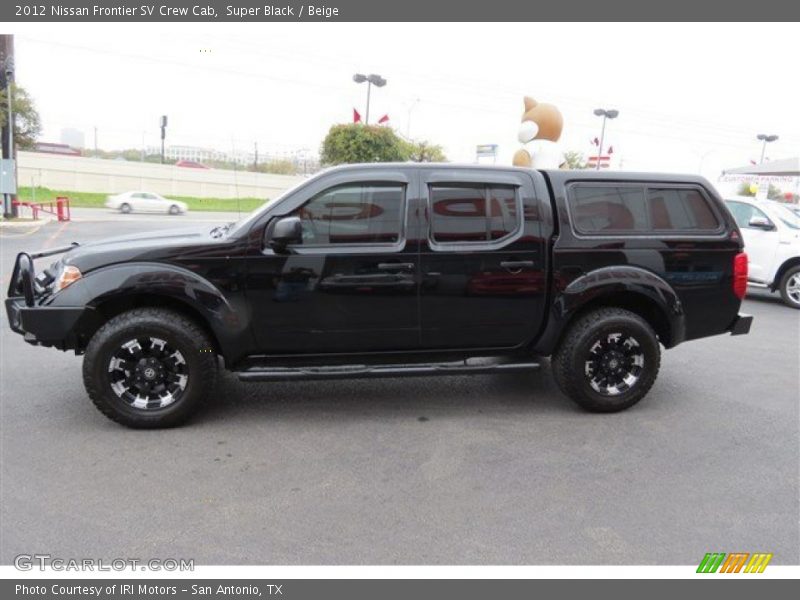 Super Black / Beige 2012 Nissan Frontier SV Crew Cab