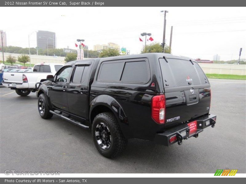 Super Black / Beige 2012 Nissan Frontier SV Crew Cab