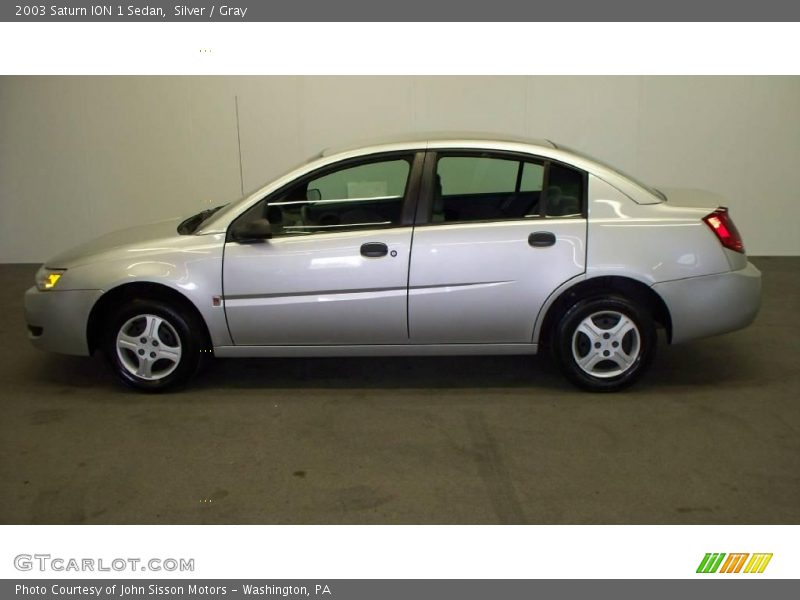 Silver / Gray 2003 Saturn ION 1 Sedan