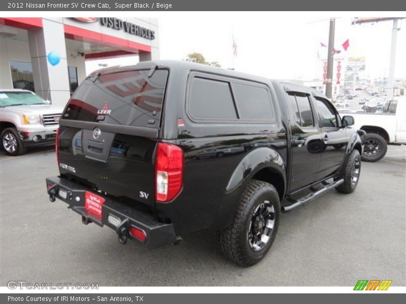 Super Black / Beige 2012 Nissan Frontier SV Crew Cab
