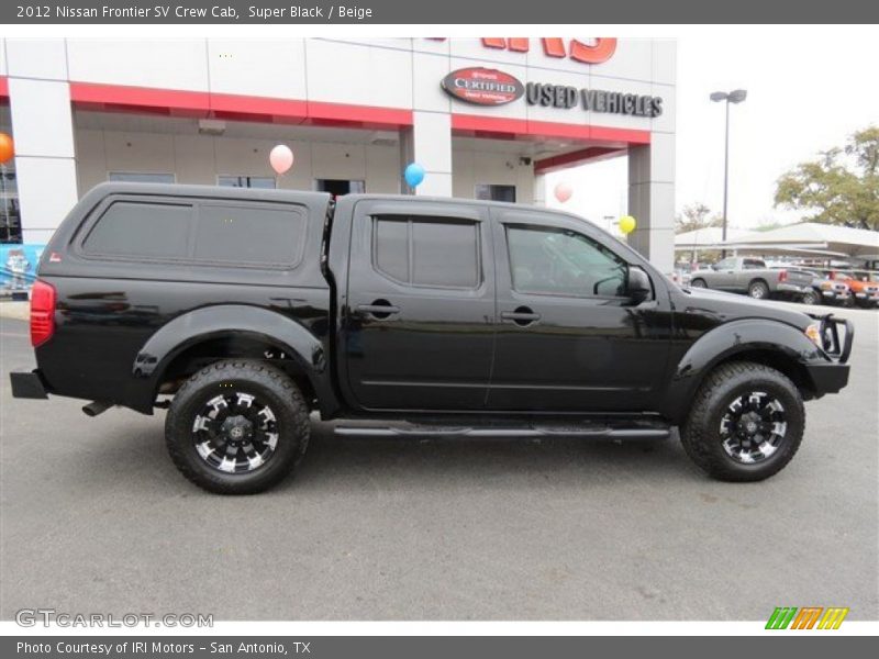 Super Black / Beige 2012 Nissan Frontier SV Crew Cab