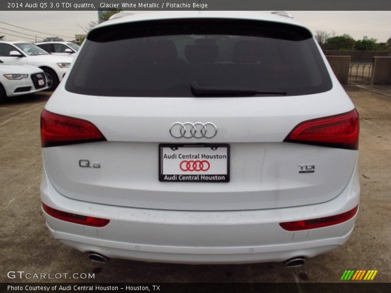 Glacier White Metallic / Pistachio Beige 2014 Audi Q5 3.0 TDI quattro