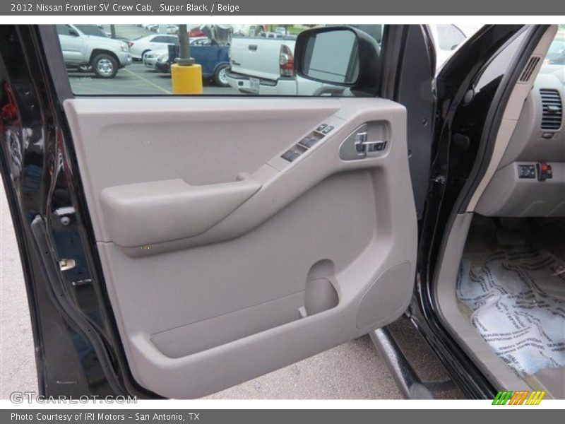 Super Black / Beige 2012 Nissan Frontier SV Crew Cab
