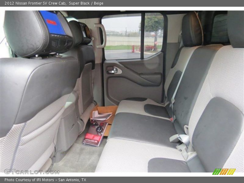 Super Black / Beige 2012 Nissan Frontier SV Crew Cab