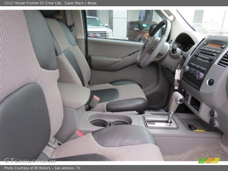 Super Black / Beige 2012 Nissan Frontier SV Crew Cab