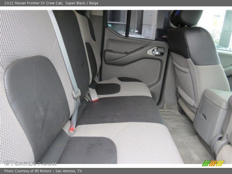 Super Black / Beige 2012 Nissan Frontier SV Crew Cab