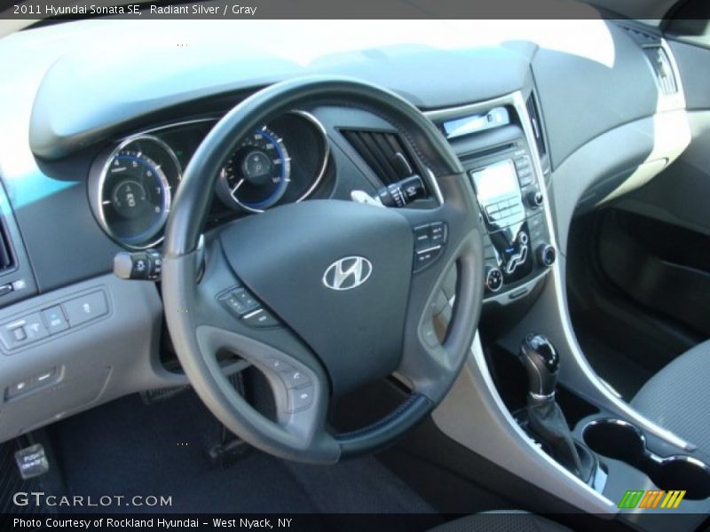 Radiant Silver / Gray 2011 Hyundai Sonata SE