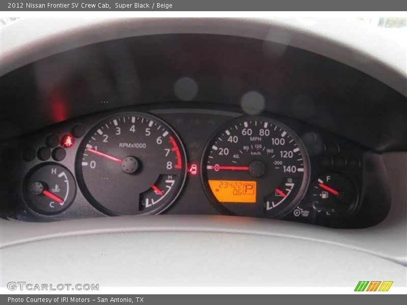 Super Black / Beige 2012 Nissan Frontier SV Crew Cab