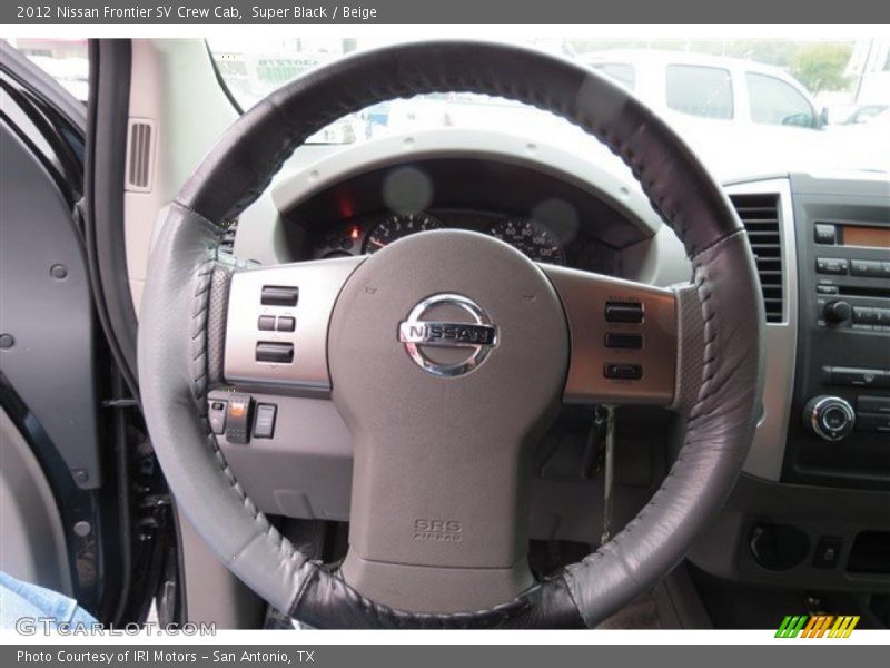 Super Black / Beige 2012 Nissan Frontier SV Crew Cab
