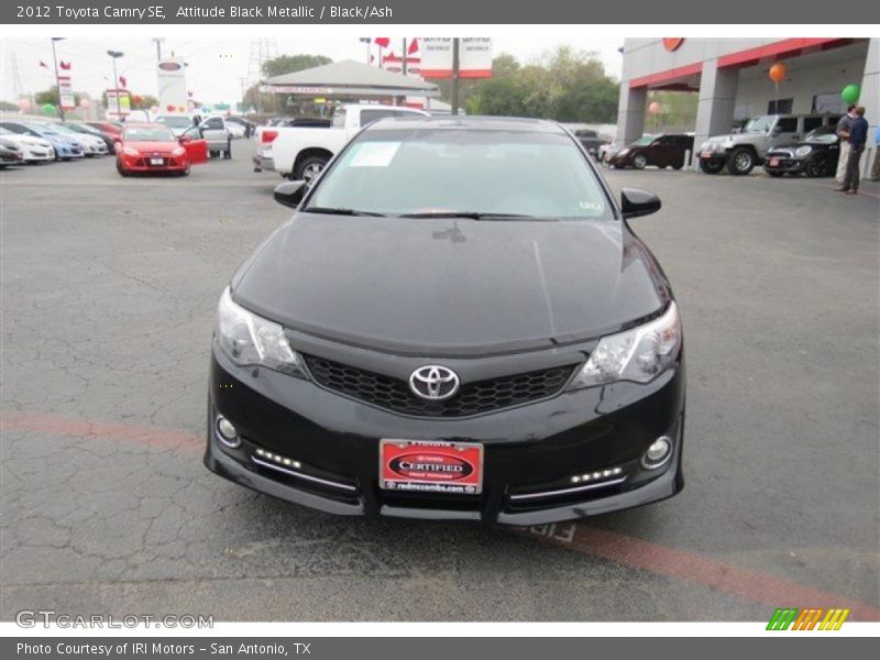 Attitude Black Metallic / Black/Ash 2012 Toyota Camry SE