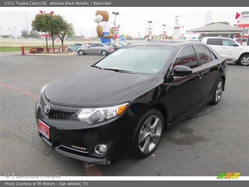 Attitude Black Metallic / Black/Ash 2012 Toyota Camry SE