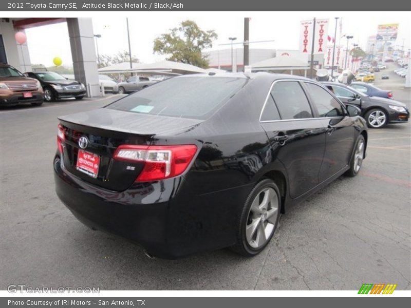 Attitude Black Metallic / Black/Ash 2012 Toyota Camry SE